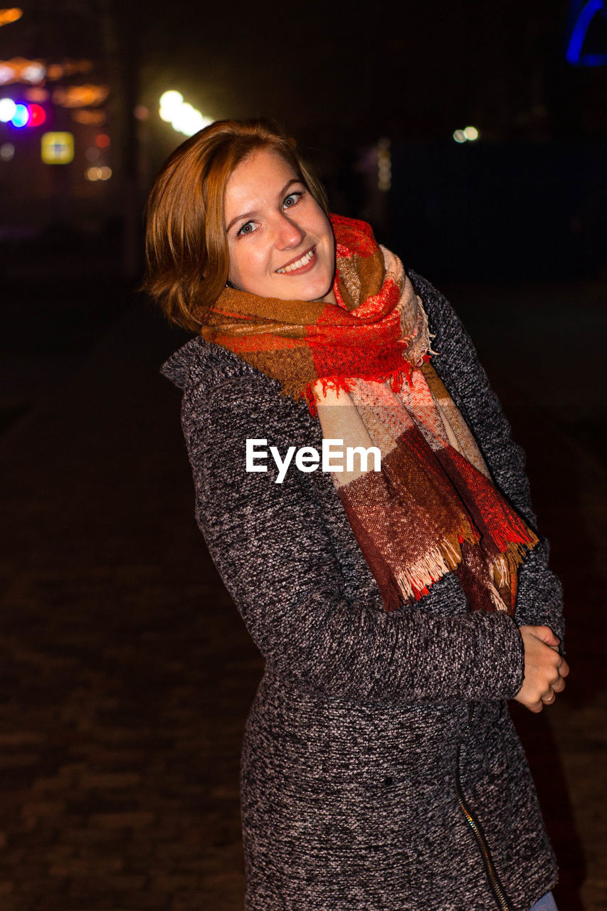 Portrait of a smiling young woman