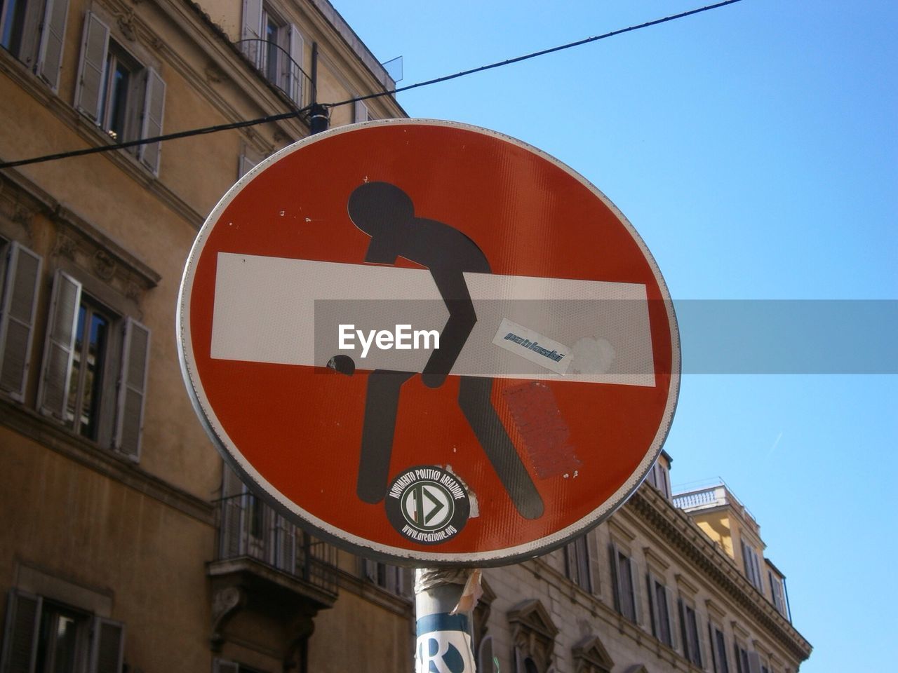 LOW ANGLE VIEW OF ROAD SIGNS