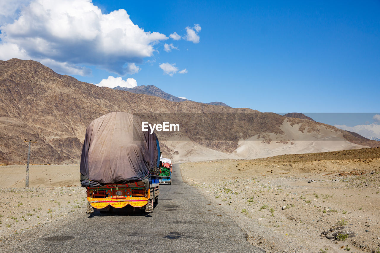 MOTORCYCLE ON ROAD