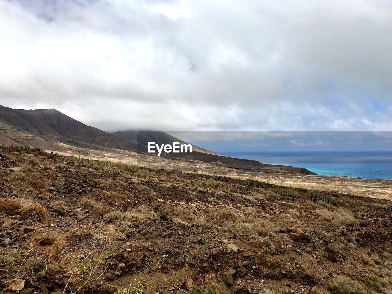 SCENIC VIEW OF ARID LANDSCAPE AGAINST SKY