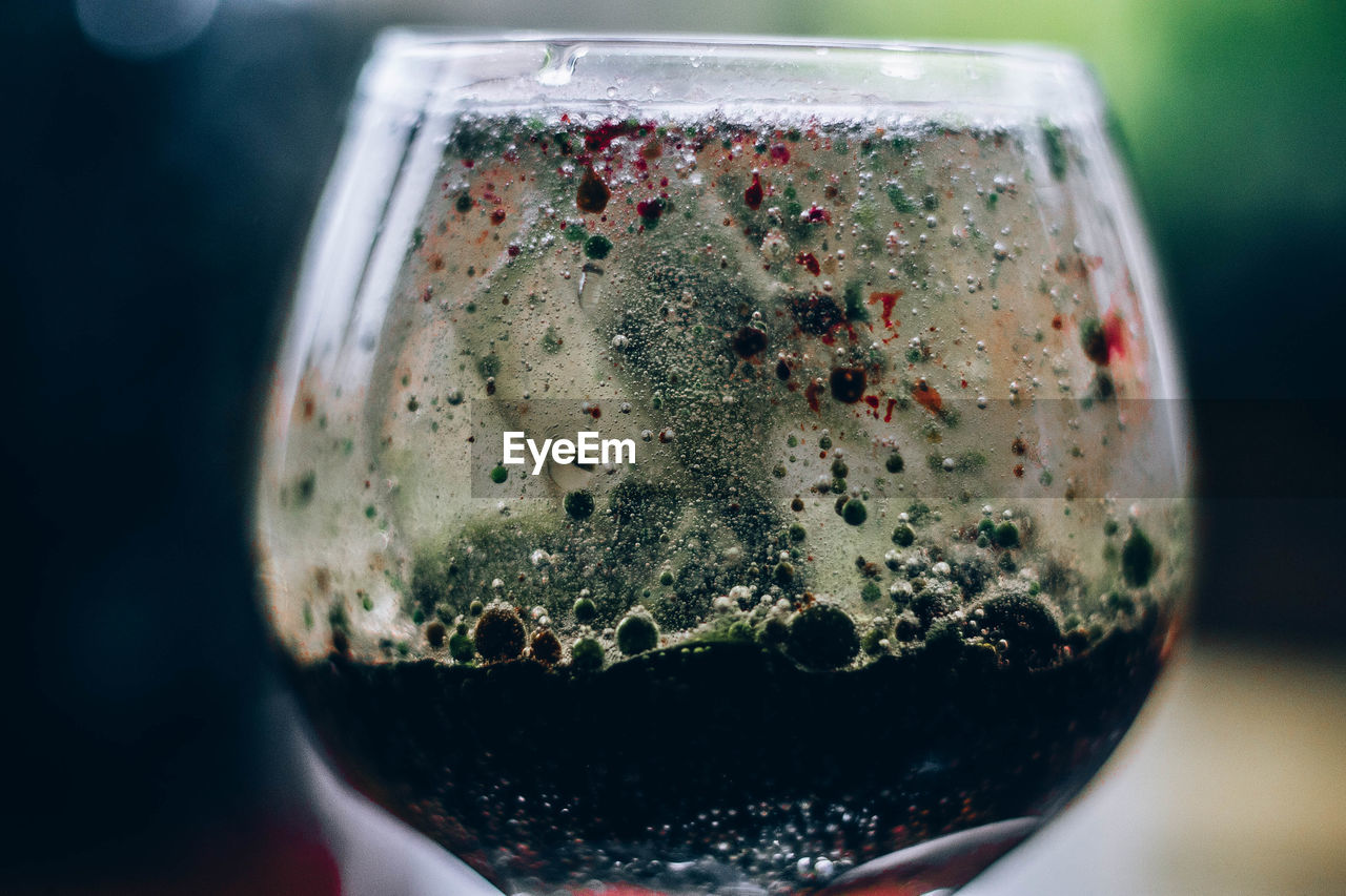Close-up of drink on table