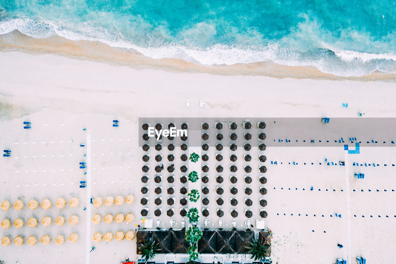 Aerial view of beach