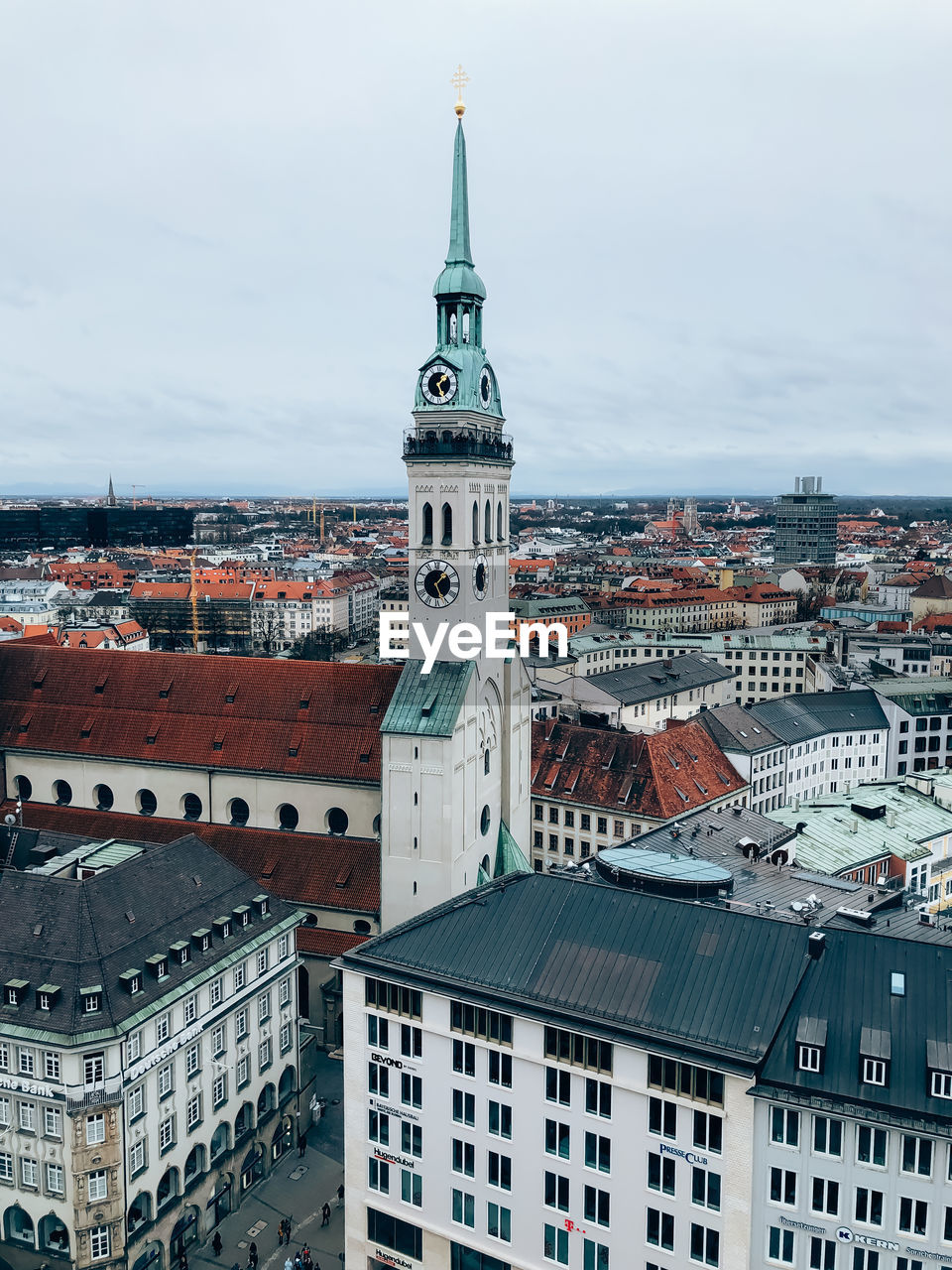 AERIAL VIEW OF CITY BUILDINGS