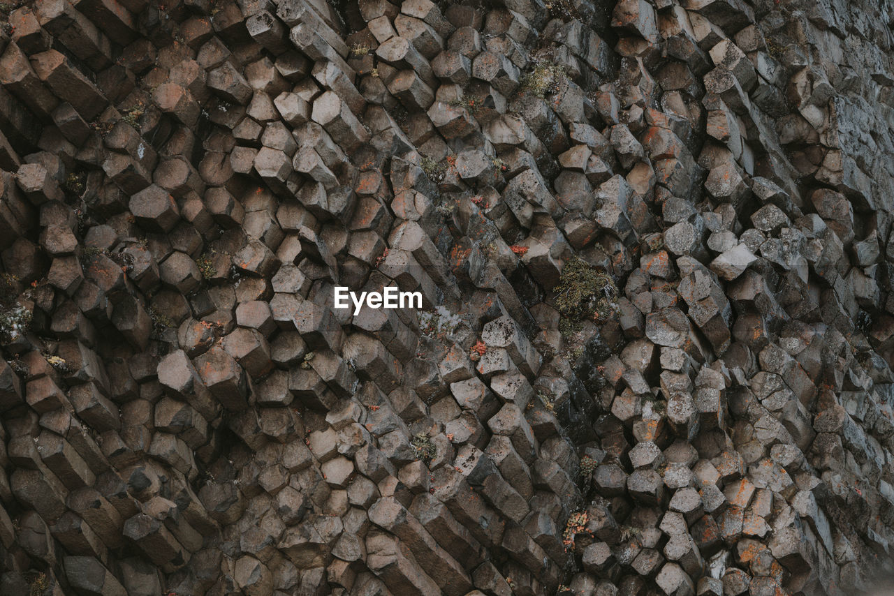 full frame shot of rocks