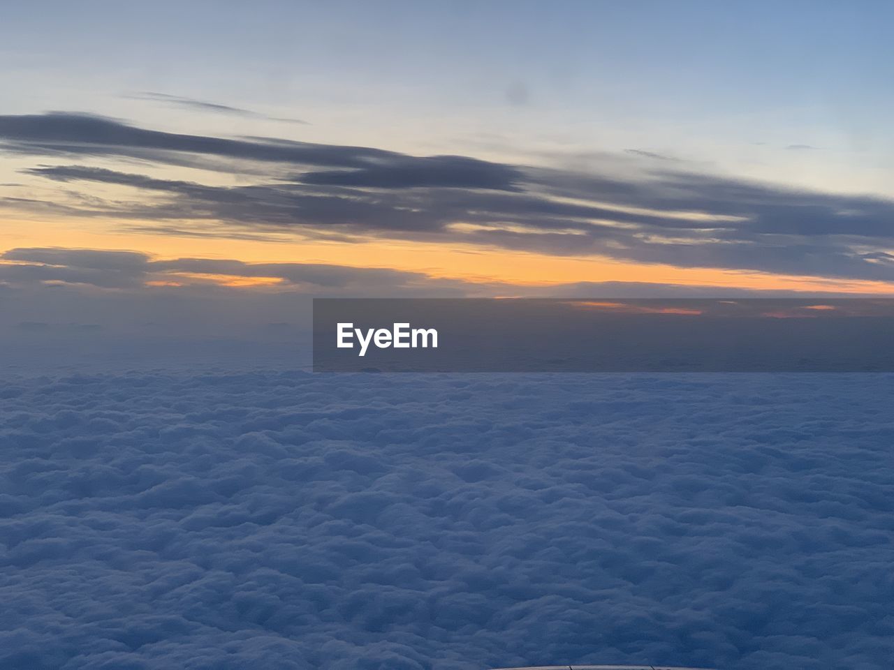 AERIAL VIEW OF CLOUDSCAPE DURING WINTER