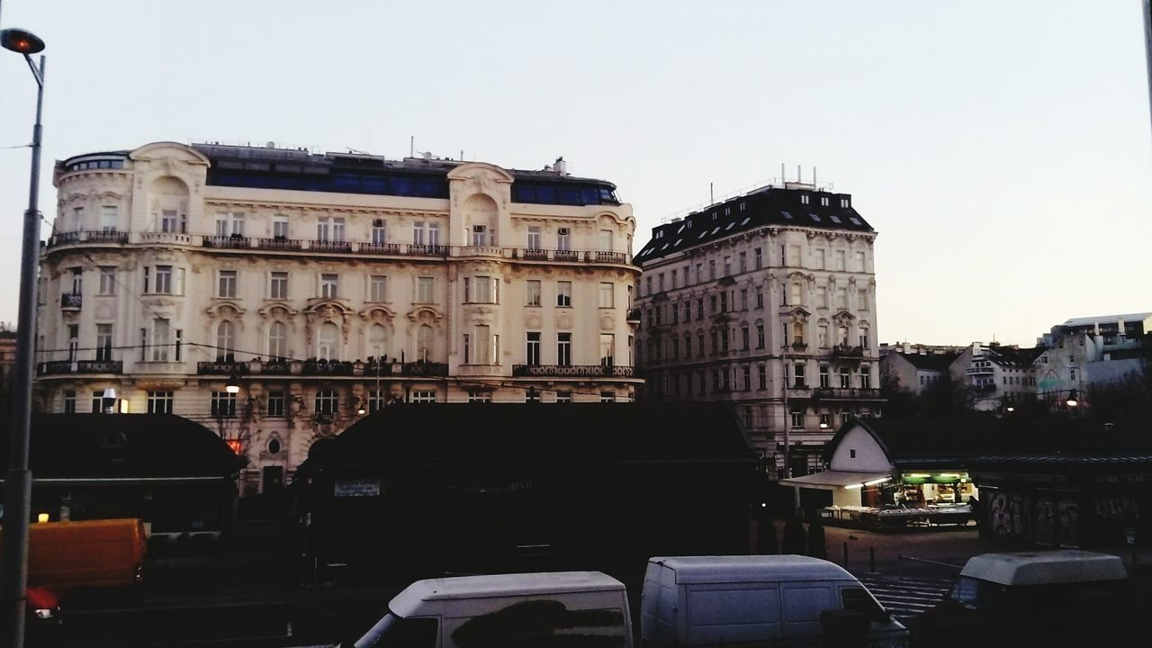 BUILDINGS IN CITY AGAINST CLEAR SKY