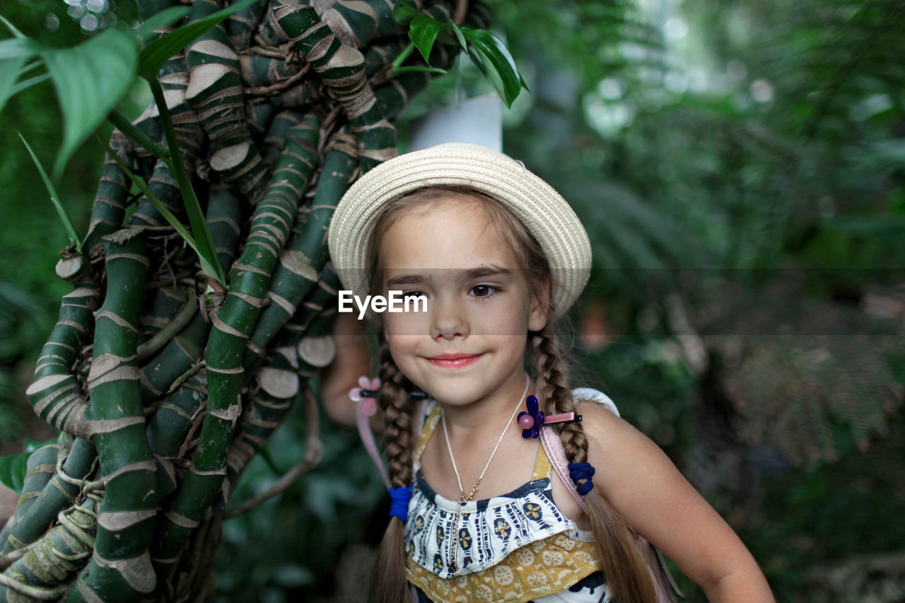 Portrait of smiling girl