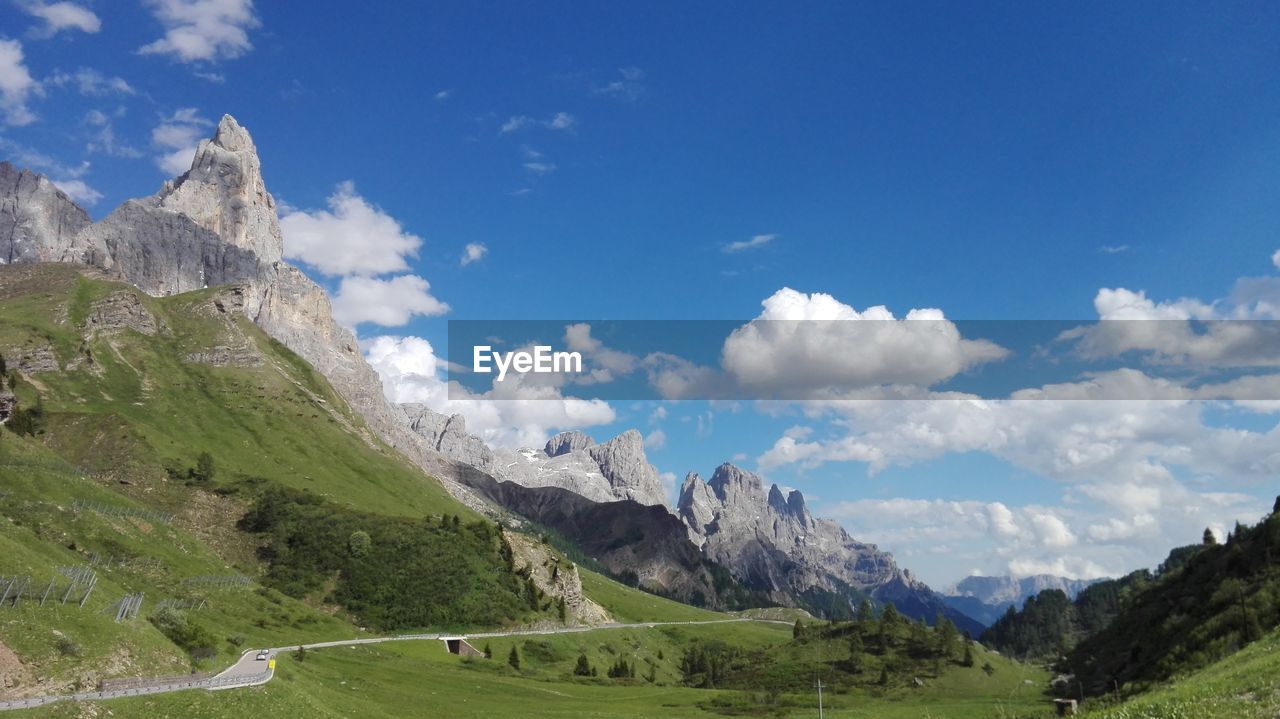 Panoramic view of landscape against sky