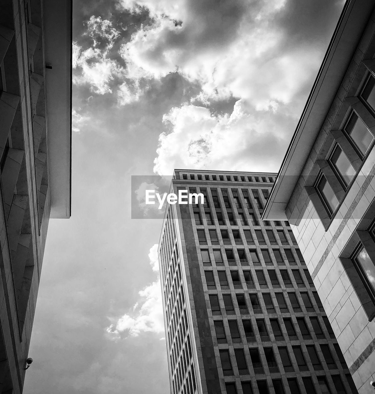 Low angle view of buildings against sky