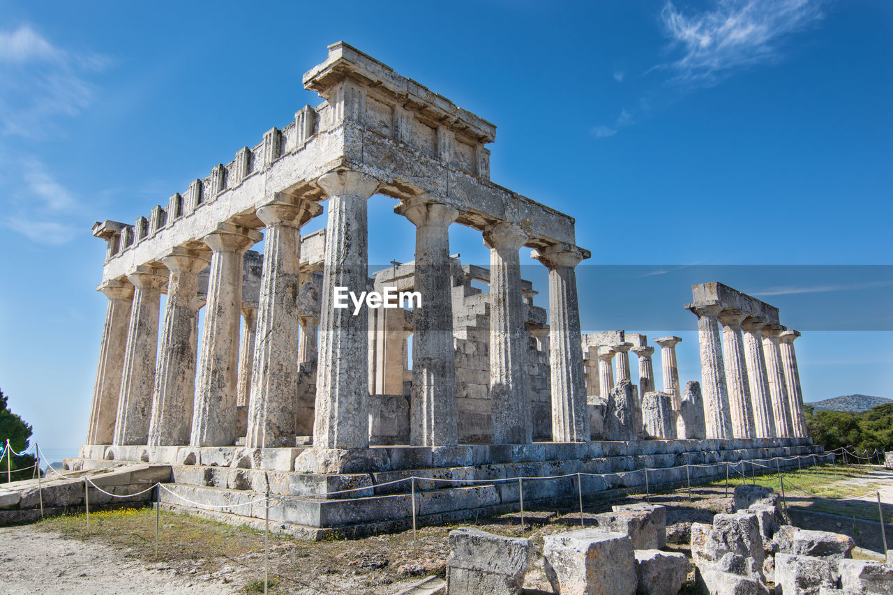 Old ruins of temple of aphaea