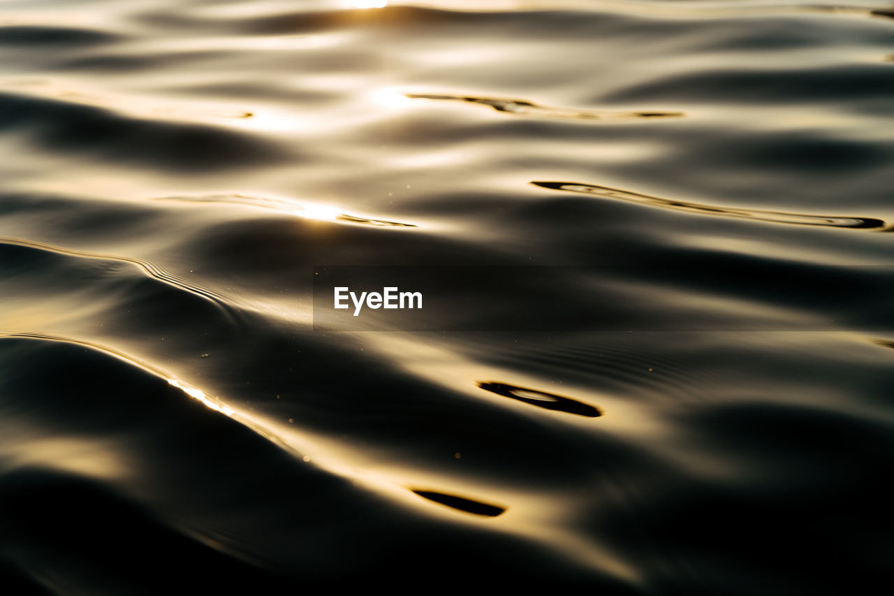 Full frame shot of rippled water