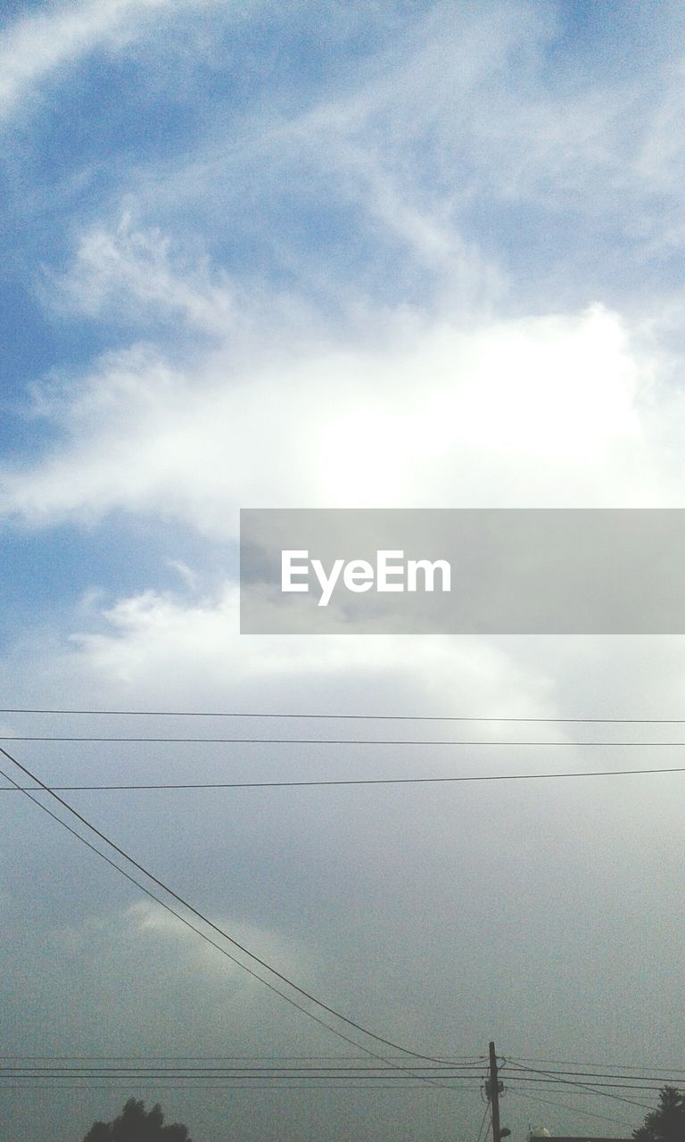 sky, cloud, cable, horizon, electricity, nature, power line, technology, power supply, no people, beauty in nature, day, outdoors, electricity pylon, scenics - nature, built structure, power generation, tranquility, architecture, tranquil scene, sea, overhead power line, environment, low angle view, water, sunlight, transportation