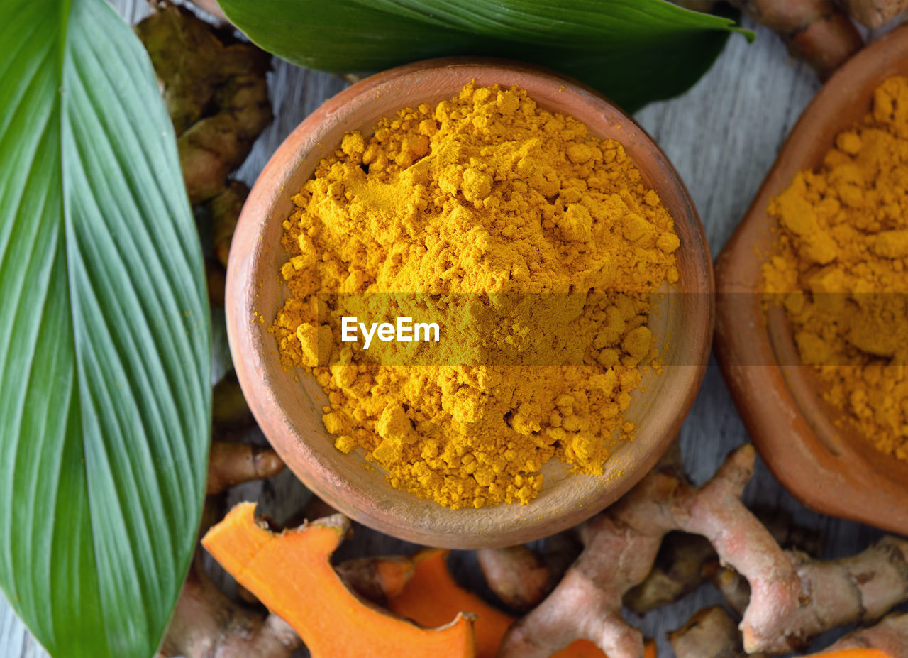 HIGH ANGLE VIEW OF YELLOW CHILI PEPPERS LEAVES