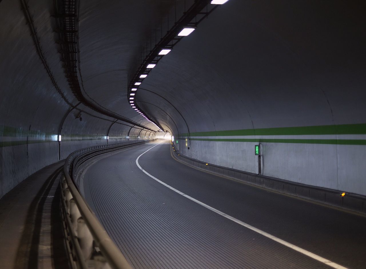 View of an empty tunnel