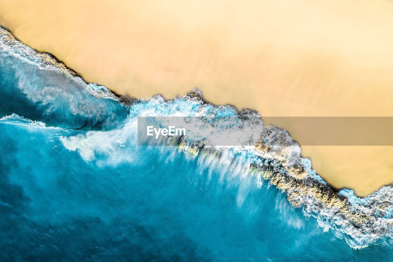 Aerial view of beach