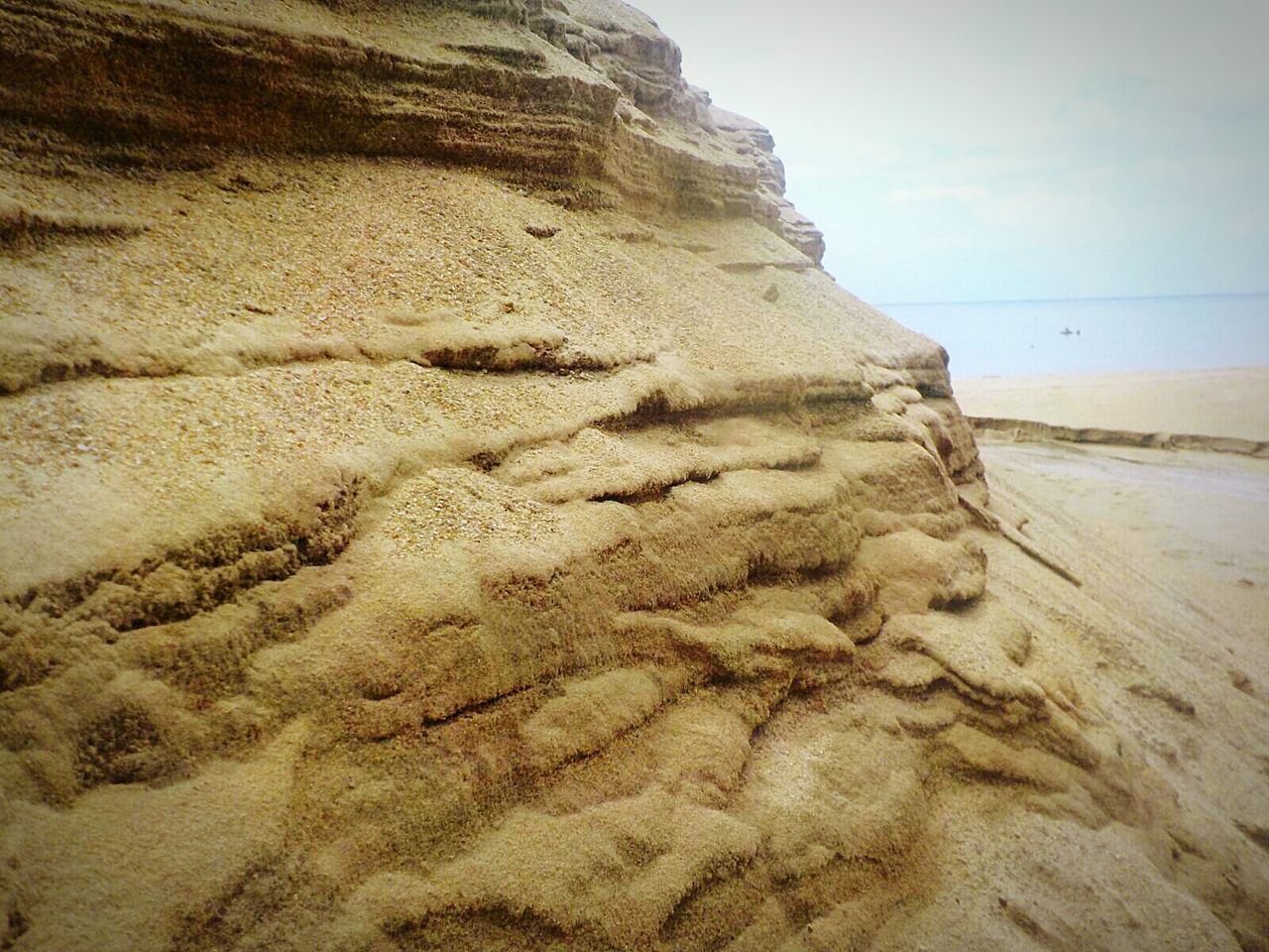 CLOSE-UP OF SAND ON BEACH