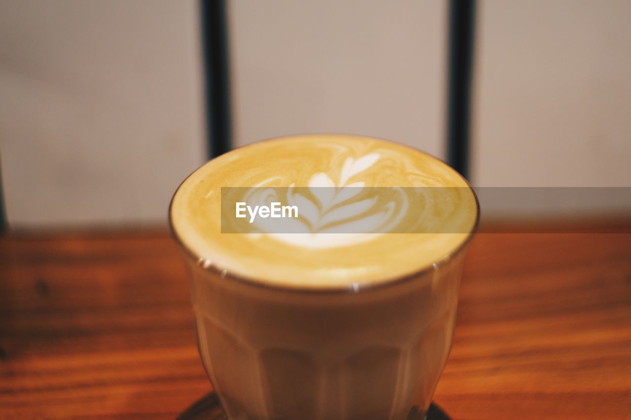 CLOSE-UP OF CAPPUCCINO