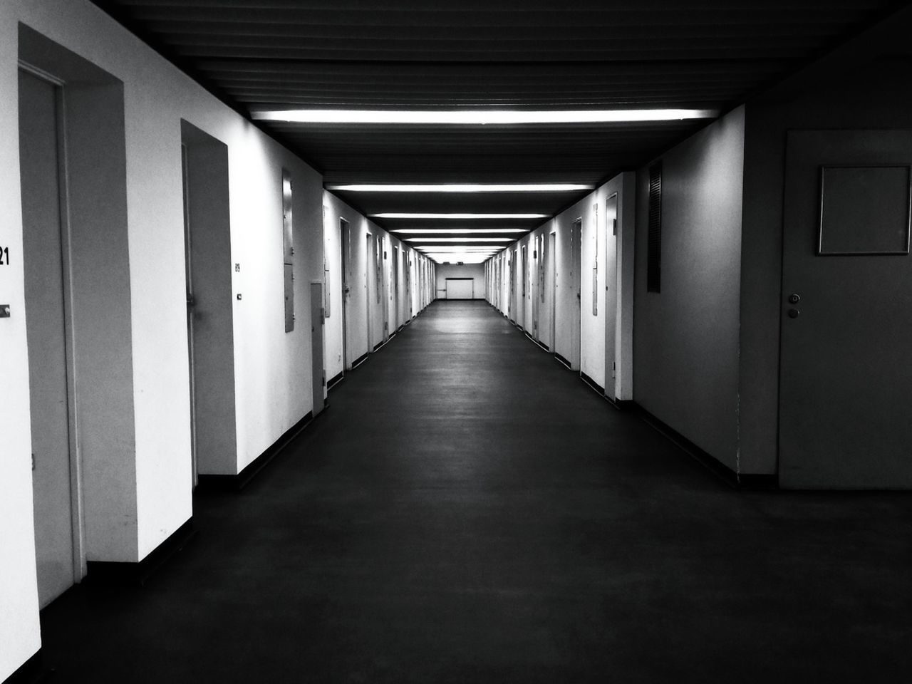 Hotel corridor