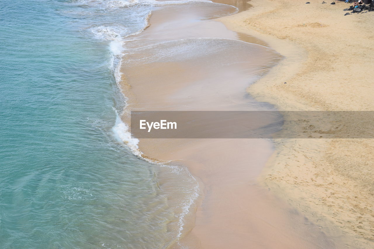 Aerial view of coastline