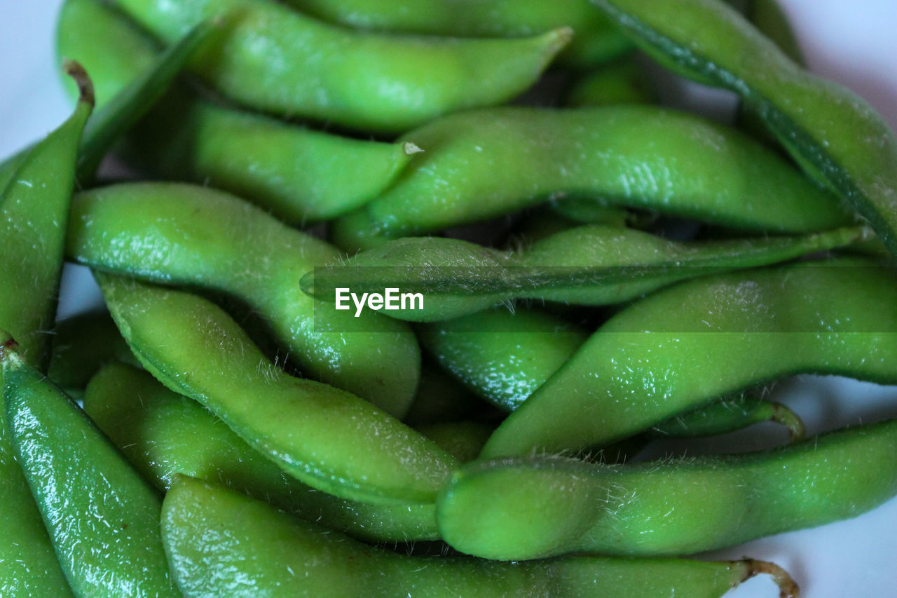 Thailand, august 15, 2021. japanese green peas sold at convenience stores.