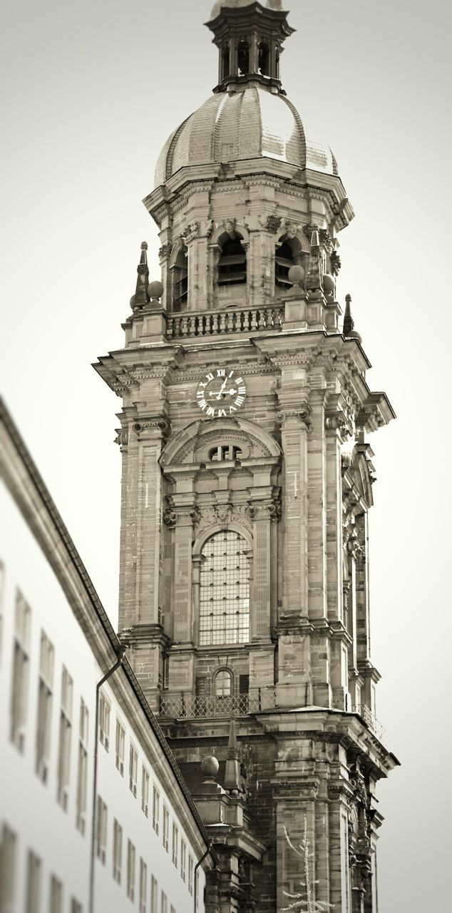 Low angle view of historical building