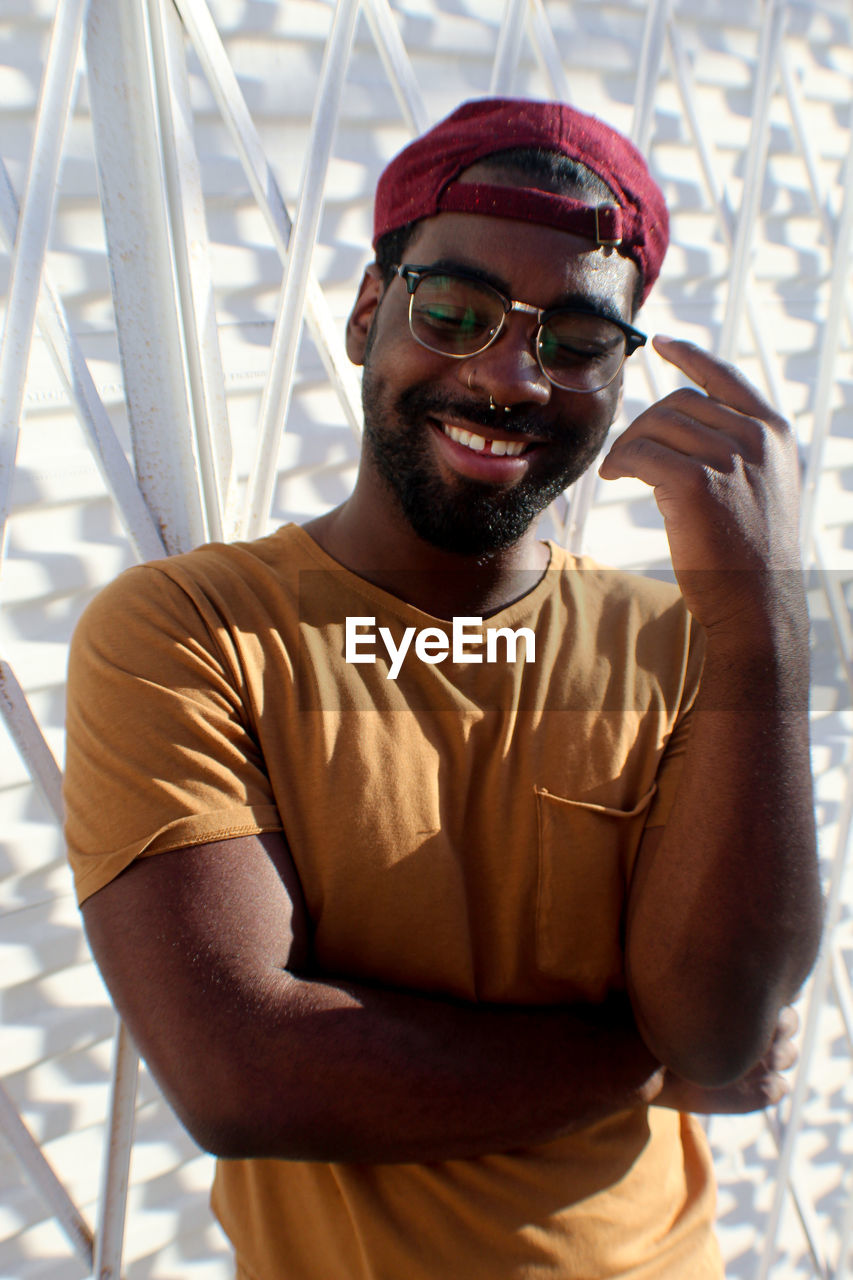 Portrait of a smiling young man