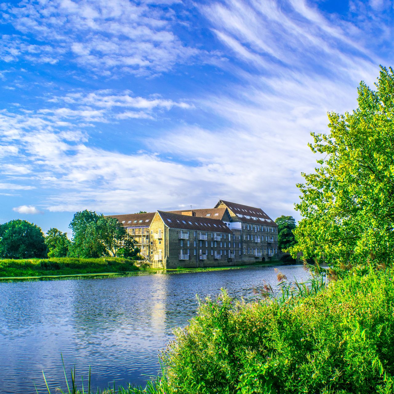 Building by water