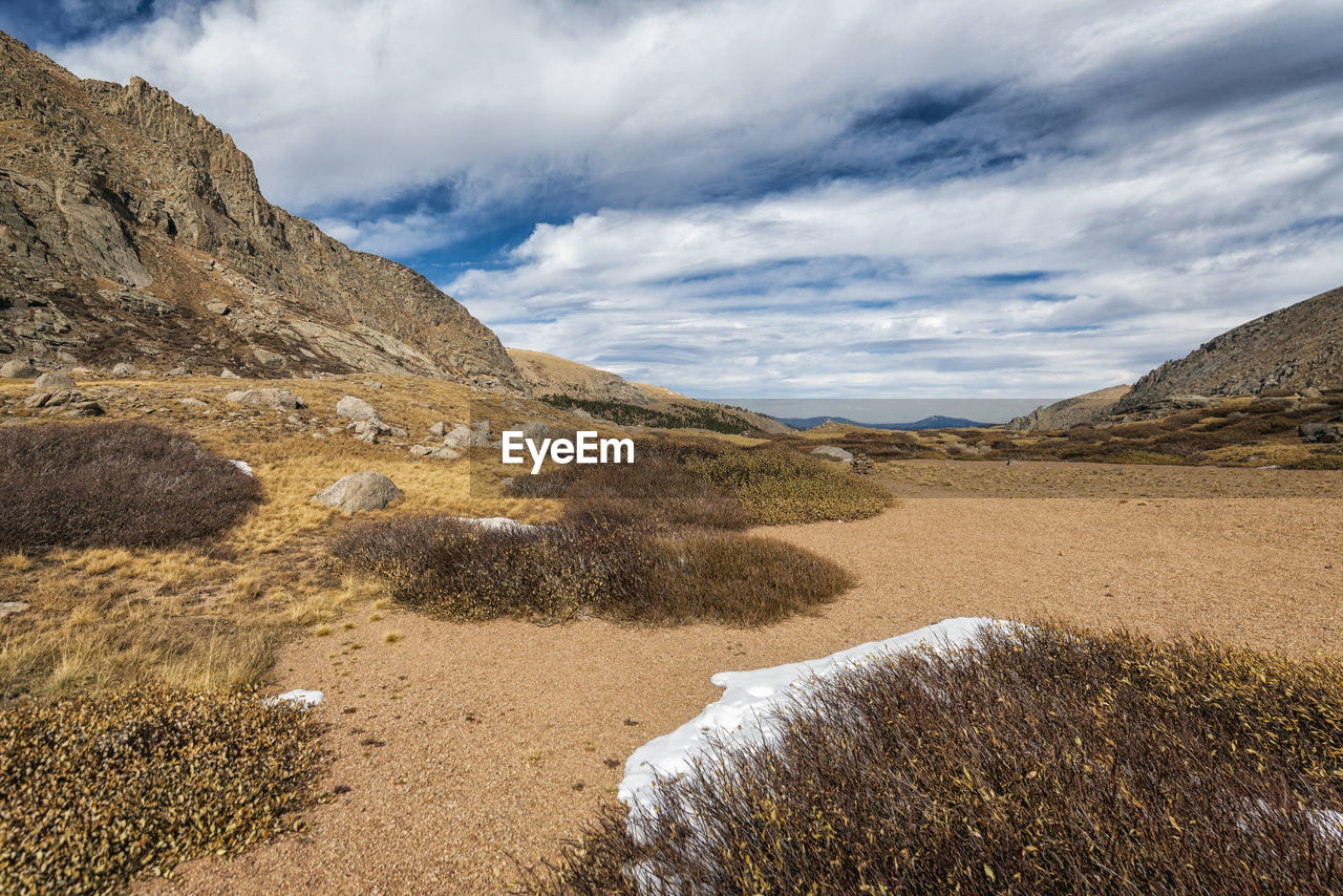 Landscape in the rocky mountains, colorado