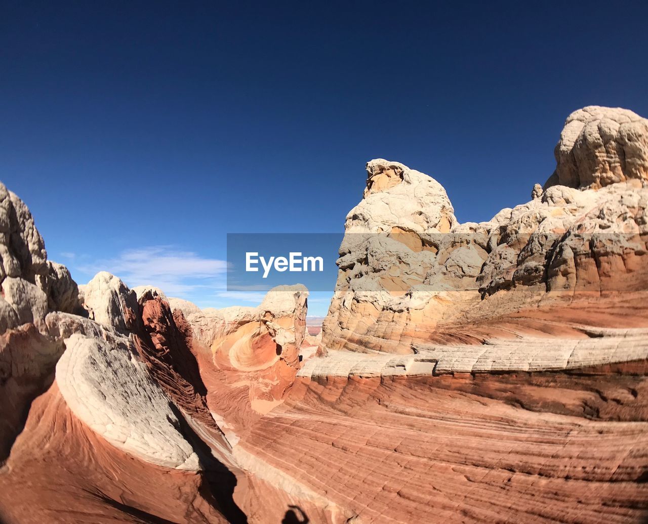 Rock formations in a desert