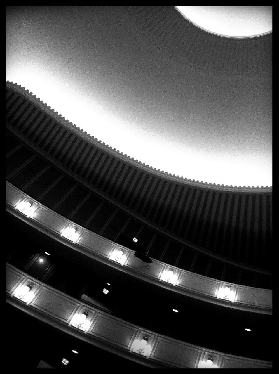 Low angle view of deutsche oper am rhein