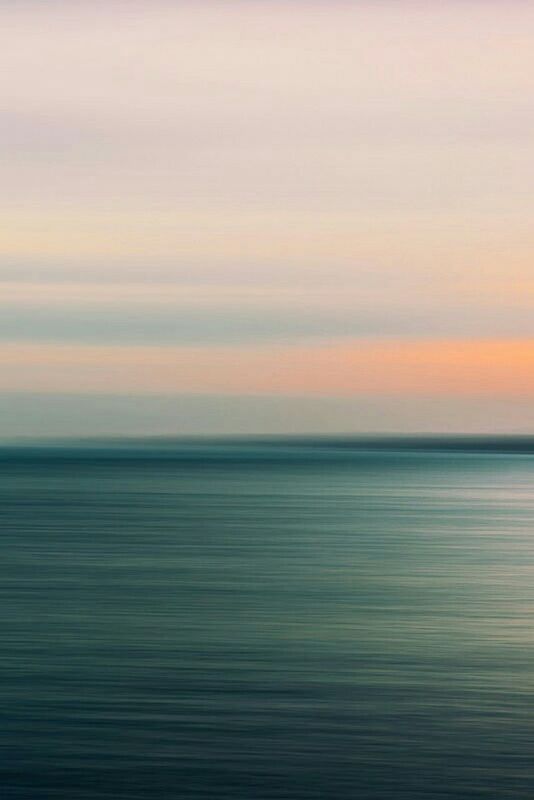 VIEW OF SEA AT SUNSET