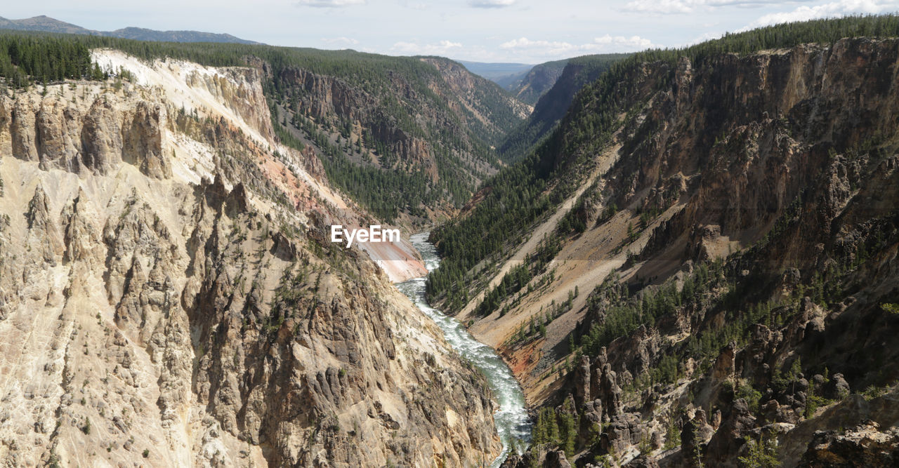 PANORAMIC VIEW OF MOUNTAIN RANGE