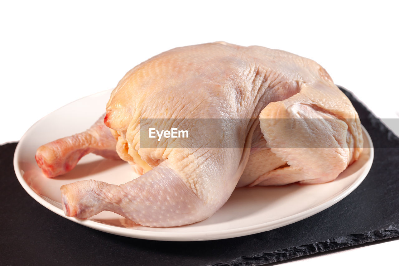 turkey meat, bird, food and drink, food, meat, turkey, freshness, chicken meat, cut out, healthy eating, studio shot, meal, wellbeing, animal, chicken, roasted, plate, roast goose, white background, white meat, dinner, no people, indoors, full length, peking duck, dish