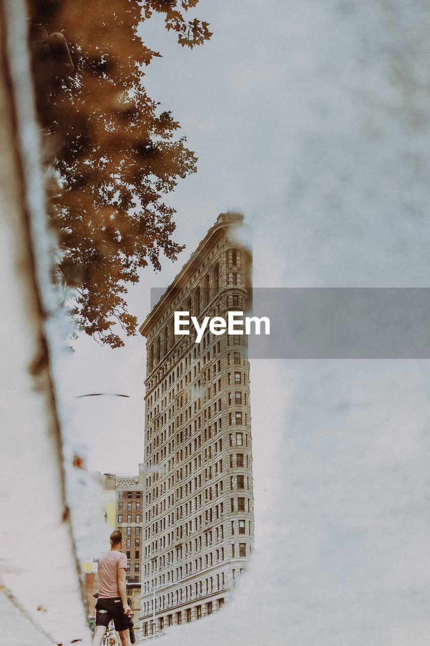 Low angle view of buildings against sky