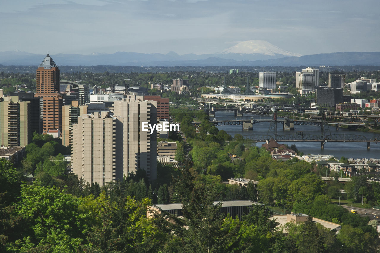 View of cityscape against sky