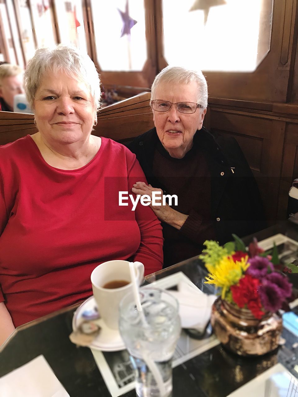 MAN AND WOMAN HAVING FOOD