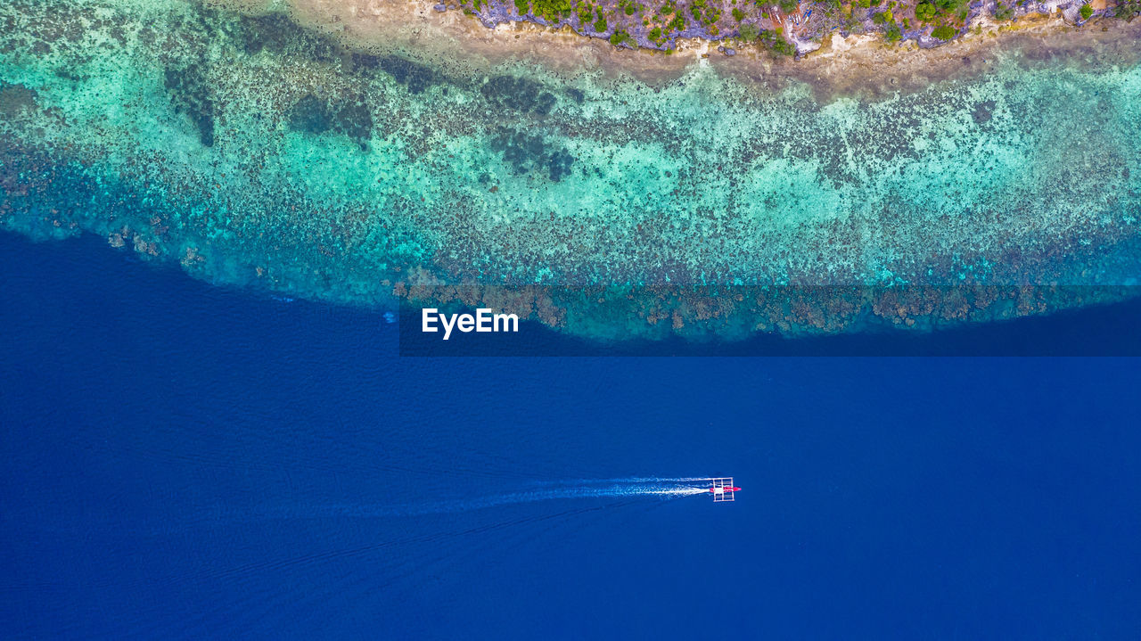 Aerial view of beach