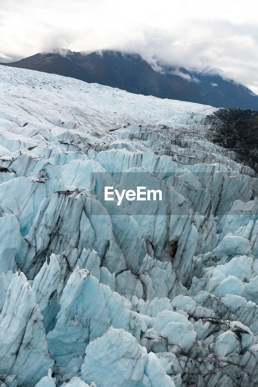Glacier ice from above