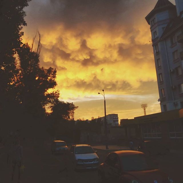 VIEW OF CLOUDY SKY DURING SUNSET