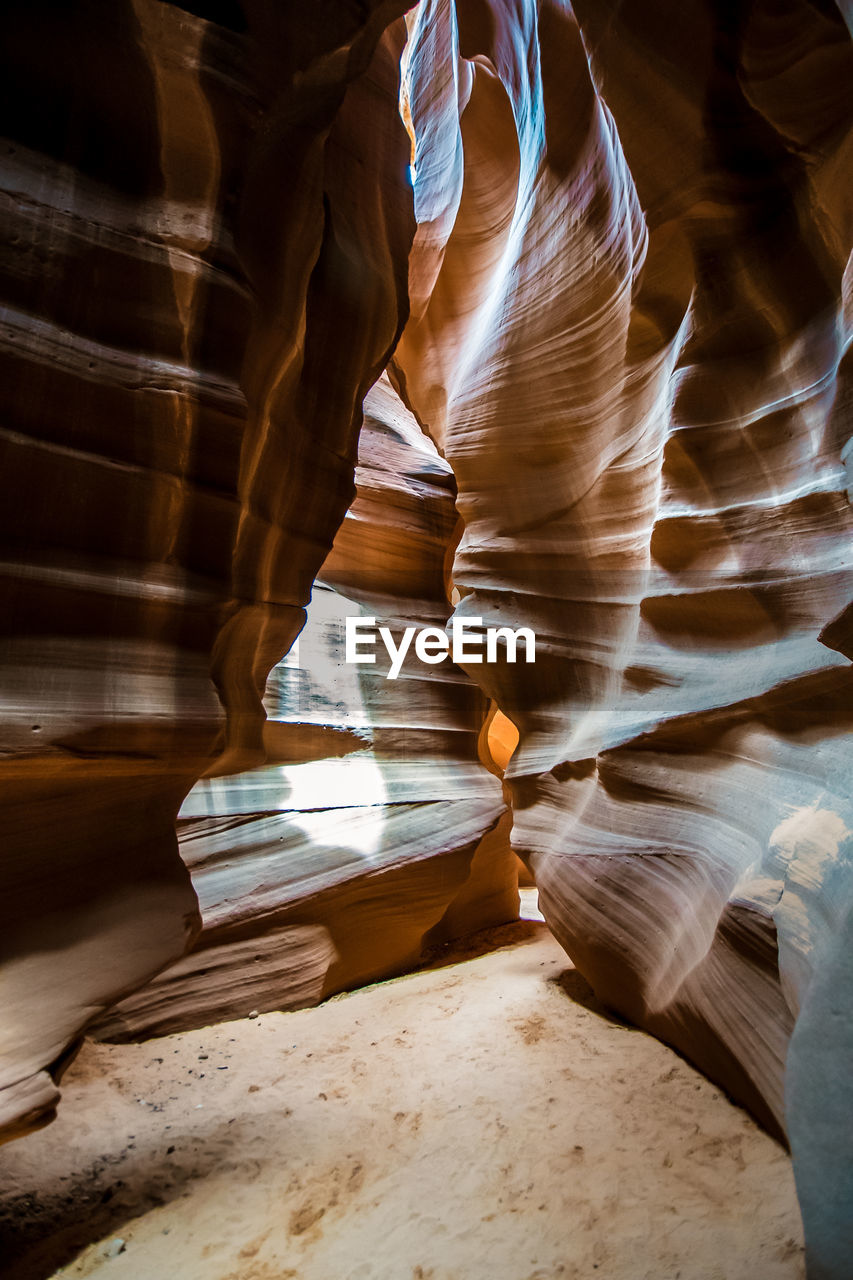 Rock formations in canyon