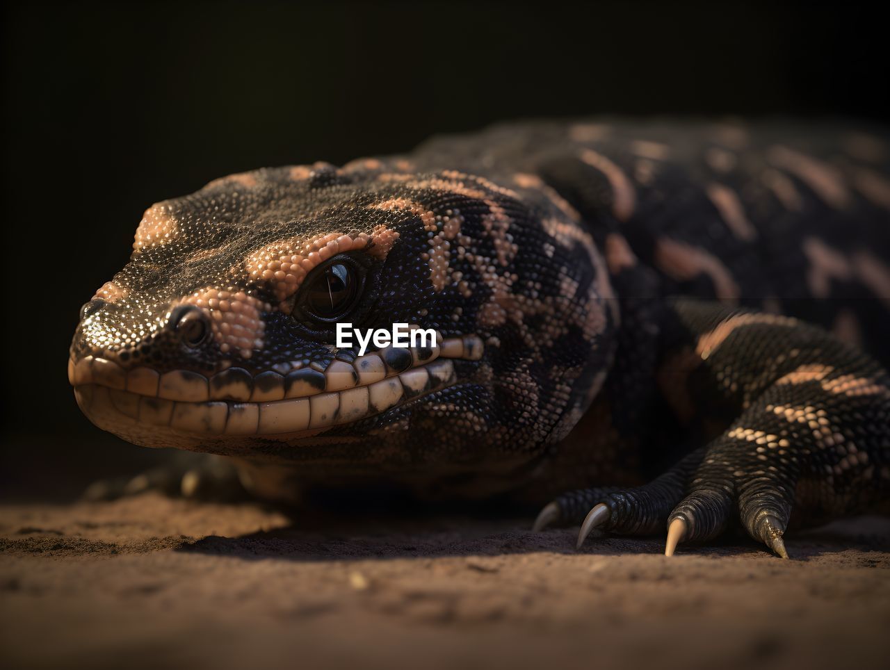 close-up of iguana