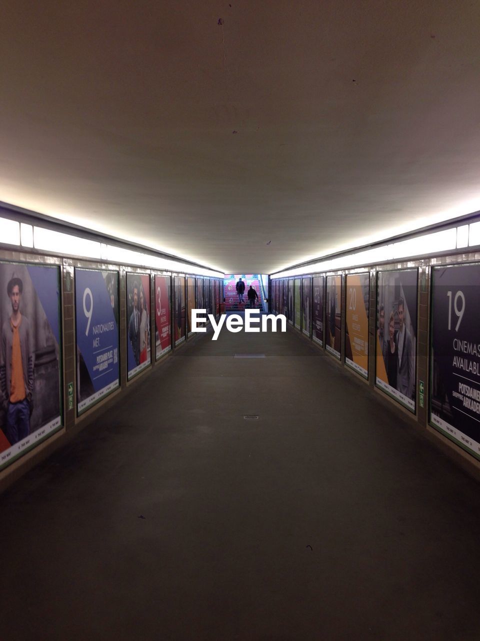 ILLUMINATED UNDERGROUND WALKWAY