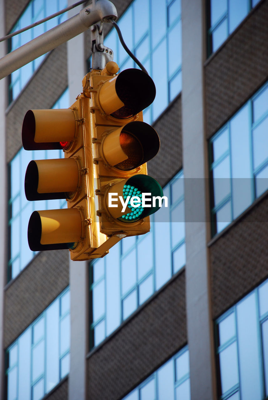 A green traffic light