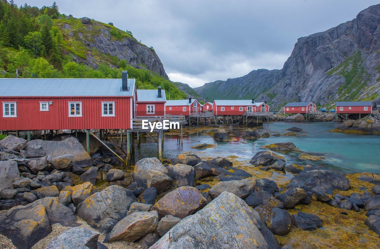 SCENIC VIEW OF ROCKS AGAINST SKY