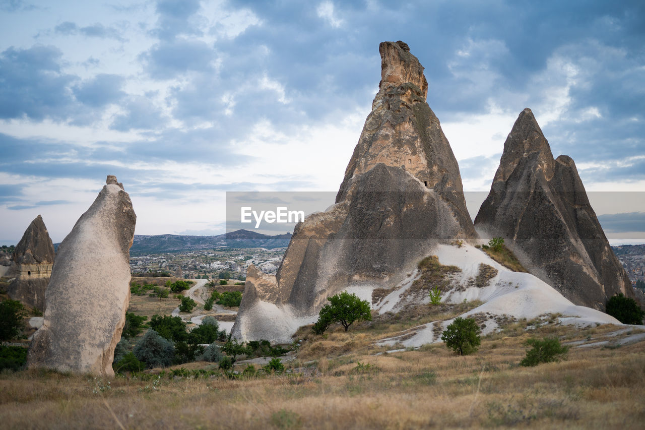 Beautiful mountain scenery of cappadocia