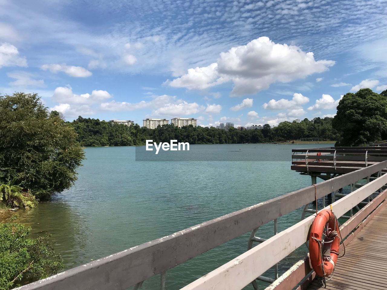 PANORAMIC VIEW OF RIVER AGAINST SKY