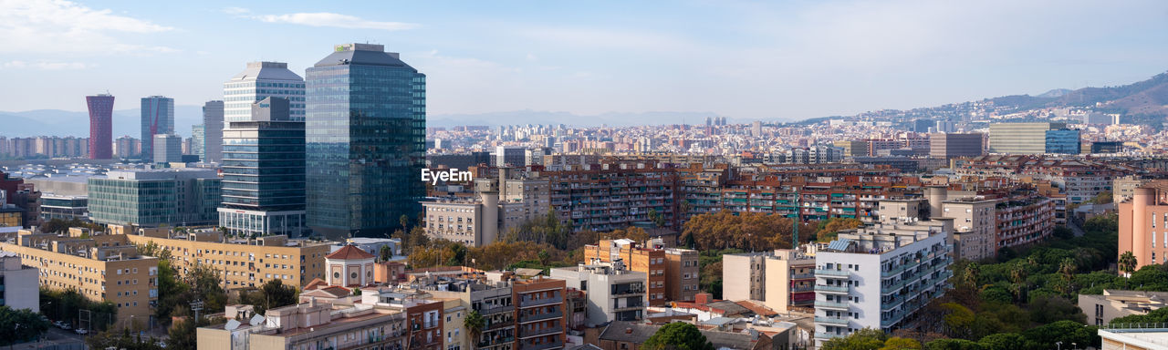 high angle view of cityscape