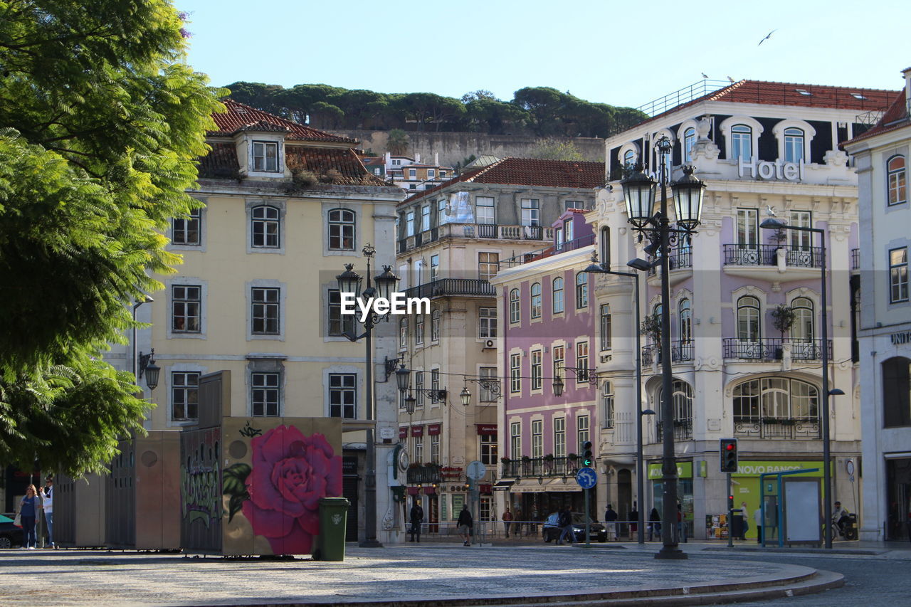 View of buildings in city