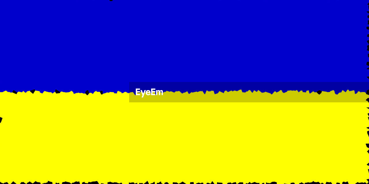 text, font, yellow, line, no people, blue, backgrounds, copy space, nature
