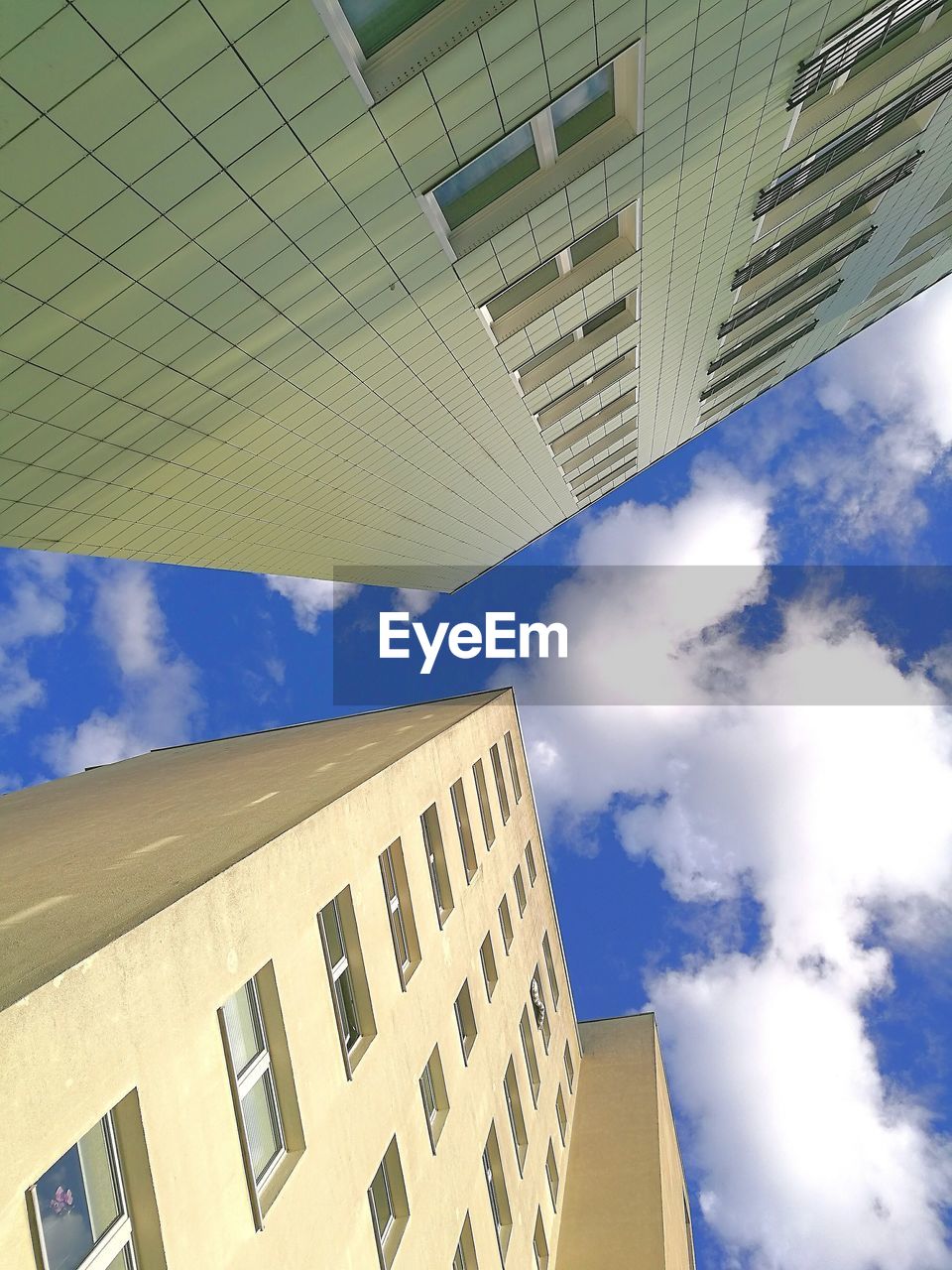 Low angle view of building against sky